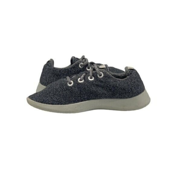 Allbirds Dark Gray Wool Runners Sneakers Size 9 - Picture 4 of 8